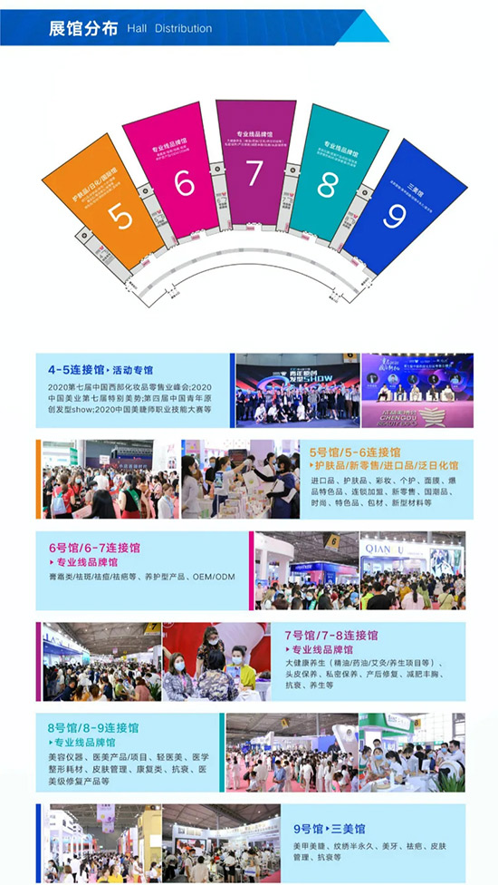 展館分布&同期活動 展館分布&同期活動